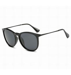 Fashion Round Sunglasses for Men Womens Vintage Gradient Sun glasses Classic Driving Eyewear Quality Metal Frame Matte Black Top U1003703