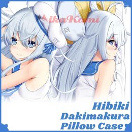 Pillow Hibiki Dakimakura Kantai Collection Game Case Sexy Pillowcase Full Body Hugging Otaku Cover Bedding Home Decor