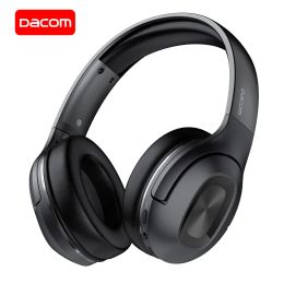 Earphones Dacom Hf002 Bluetooth Headphone Overear Wired/wireless Headset Builtin Mic Bluetooth 5.0 Stereo Headsets for Tv Samsung Iphone