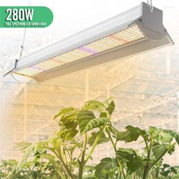 Grow Lights Full Spectrum Led Light 280W Tube Phyto Lamps Lamp Bar Hydroponic Plants Growth Warm White Red Blue IR UV