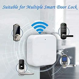 Control Bluetooth Wifi Gateway Fingerprint Password Smart Electronic Door Lock Home Bridge Ttlock App Control Gateway Hub