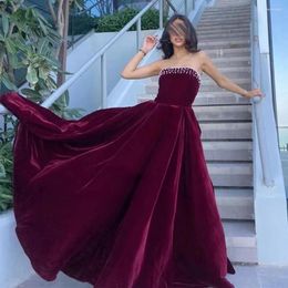 Party Dresses CERMAE Burgundy Long Evening Formal Dress Elegant Romantic Prom Gowns Women's Special Occasion Gown