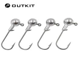 10 PSCLot New High Quality 15g2g35g5g7g10g14g Lead Head Hook Jig Bait Fishing Hooks For Soft Lure Fishing Tackle3908292