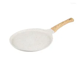 Pans 1 Pcs Pancake Pan Egg Nonstick Skillet Granite Cookware Breakfast Non-Stick Griddle Flat