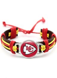 US Football Team Kansas City Dangle Charm DIY Necklace Earrings Bracelet Bangles Buttons Sports Jewellery Accessories9400188