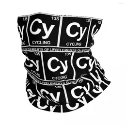 Scarves Elements Of Life 135 Cycling Periodic Table Bicycle Tour France Bandana Neck Cover Motocross Face Scarf Balaclava Hiking