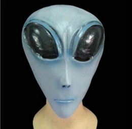 Funny Adult Unisex Creepy UFO Big Eye Alien Latex Head Mask Halloween Party Cosplay Carnival Theatre Costume Ball MASK7407823