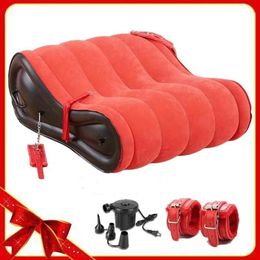 Sexy Inflatable Sex Sofa Erotic Pillow Aid Furniture BDSM Bondage Sextoys Couples Men Women Position Cushione Adult Games Toys 240408