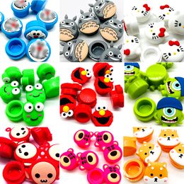 Cartoon Patterns Nonstick Wax Containers Silicone Box Bag 5ML Container Jars Dab Tool Storage Jar Oil Holder Accessories