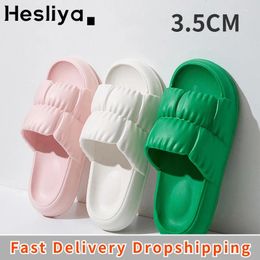 Slippers Women's Soft Se Cloud Summer Beach Flip Flops Thick Platform Slipper Women Korean Eva Slides For Home Sandals Woman