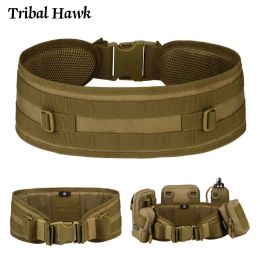 Accessories Military Tactical Belt Army Airsoft Molle Belt Men Hunting MultiUse Soft Padded Wide Girdle Equipment Accessories