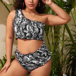 New Oversized Fat Lady Split Style Swimsuit with Added Fat and Enlarged Fat Girl Bikini Swimsuit