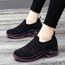 Casual Shoes Tennis For Women 2024 Mesh Breathable Sneaker Ladies Walking Round Toe Woman Platform Sneakers