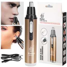 Trimmers Km6619 Nose Shaving Cleaner Modern Design Portable Safely Rechargeable Personal Nose Ear Hair Removal Trimmer Home Travel