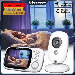 Monitors VB603 Video Baby Monitor Mother Kids 2.4G Twoway Audio Surveillance Camera with Temperature Display IR Night Vision Baby Items