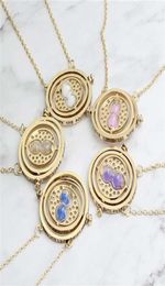 24Pcs Lot Fashion Time Turner Hourglass Vintage Pendant Jewelry Magic School Badge Choker Sand Dangle Necklace Whole 210929218c5031674