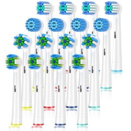 Heads 16pcs Replacement Toothbrush Head for Oral B por1000/1500/3757/7000/8000/9000