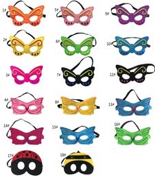 8 style Kids insect Mask butterfly bee ladybug mask for boys and girls Halloween Christmas costumes masquerade masks party favors 4615780
