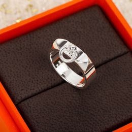 Pure 925 Sterling Silver Jewelry For Women Lock Rings Luxury Brand Quality Party Wedding Jewelry Engagement Hoop Ring Luxury2909