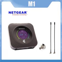 Routers Unlocked Netgear Nighthawk M1 4gx Gigabit Lte Mobile Router 1000mbps Wifi Hotspot +2pcs Antennas