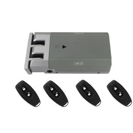 Control battery power 2 or 4 Remote controls Door Lock Wireless Smart Lock Electronic Keyless Door Invisible Lock
