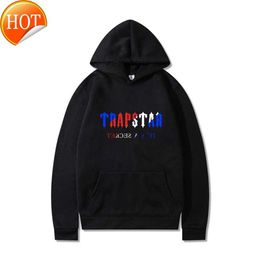 Brand winter clothing trapstar Mens Hoodies Hip Hop Mens Hoodies High Quality Letter Print sportswear Men Women Sweatshirt Asian size S-3XL