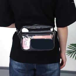 Waist Bags Transparent PVC Commute Bag Stadium Approved Traveling Chest Adjustable Strap Waterproof Casual Portable For Travel Concerts