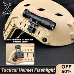 Scopes Tactical Surefir M340 M640 Helmet Powerful Flashlight With Mount Fit 20MM Rail Hunting Airsoft Weapon Scout LED Rifle Light
