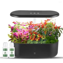 Grow Lights Desk Fruit/Vegetable Plant Light For Indoor Plants Full Spectrum Touchscreen Colourful W/ Water Pump Height Adjustable