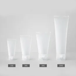 Storage Bottles Empty15g 30g 50g 100g Wholesale Hand Lotion Cream Frosted 1oz Plastic Cosmetic Soft Tube For Facial Cleanser