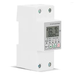 WiFi Energy Meter With Real Time Voltage Amps KWh Display Customizable Over/Under & Leakage Protection