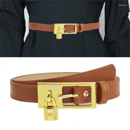 Belts Rock Fan Waist Belt With Metal Buckle PU For Jeans Coat Skirt Decors