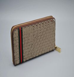 Luxury Designer Long Credit Card Passport Holder Coin Zippy Key Pouch Handbag Leather Mens Wallets Men Wallet Womens Purses Bags B2888795