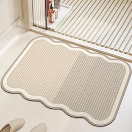 Carpets Non-slip Mat Foot Suction At Bathroom Door Yellow