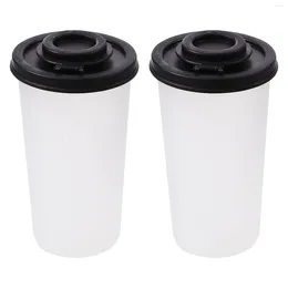 Dinnerware Sets 2 Pcs Mini Cruet Jar Salt Shakers Seasoning Portable Pepper Bottle For Barbecue Travel Camping And