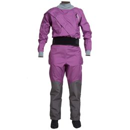 Womens Kayaking Drysuit Swimming In Cold Pool Surfing Rafting Paddling Strokes Waterproof Breathable Dry Suit DW31 240419