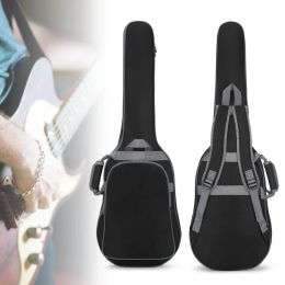 Bags Electric Guitar Case Gig Bag 10mm Sponge Waterproof Oxford Fabric Portable Double Straps Guitar Backpack Carry Case 102x34x6cm