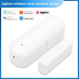 Control Tuya Zigbee Smart Door Sensor Compatible with Alexa Google Home Tuya Zigbee Door Sensor Open/close Samrt Life Smart Home