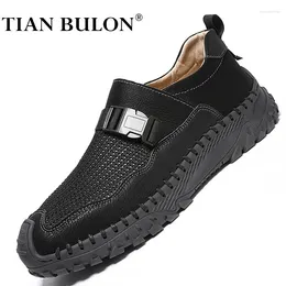 Casual Shoes Fashion Trend Men Italian Loafers Sneakers Designer Slip On Moccasins Breathable Boat Chaussure Homme