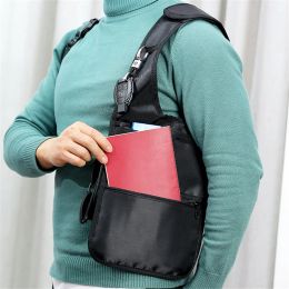 Wallets Safe AntiTheft Safety Hidden Underarm Shoulder Bag Vest Bag Design Pouch Secret Agent Shoulder Phone Case Wallet Bag