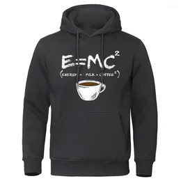 Men's Hoodies Y2k Energy Milk Coffee Printed E MC2 Funny Hoodie Loose Oversized Fashion Casual Sweatshirt Street Hip Hop Hoody M