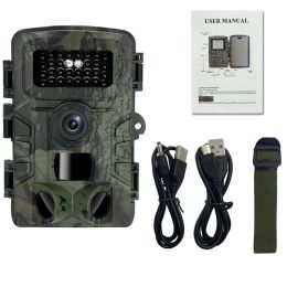 Cameras Trail Camera 20mp 1080p Waterproof Pir Infrared Hunting Camera with Night Vision Wildlife Cam Surveillance Tracking Camera Pr700