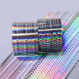 Accessories 50m Fish Scale Transfer Foils Hot Stamping Holographic Foil for Fishing Lure Diy Fishing Skin Material Laser Foil