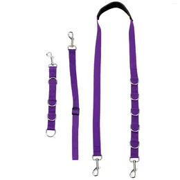 Dog Apparel 3 Pcs Pets Grooming Rope Cord Supplies Strap Showering Table Supply Purple Bathing Ropes Helper
