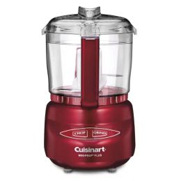 Processors Cuisinart MiniPrep Plus 3Cup Food Chopper Food Processors 24 Oz Work Bowl with Handle Brushed Chrome Stainless Steel Blade