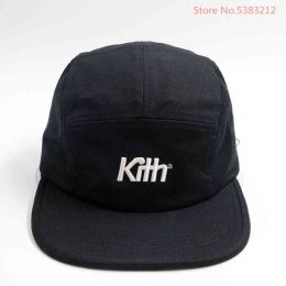 kith 5 panel camp cap adjustable baseball cap snapback hip hop trucker caps for men women hat casual sun visor outdoor