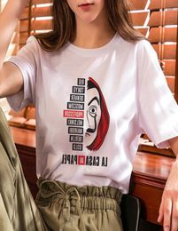 Casual Tops House Of Paper harajuku Funny t shirt Female TV Series La Casa De Papel tshirt Women Money Heist Tee tshirt4971622