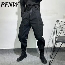 Men's Pants PFNW Darkwear Elastic Waist Cargo Trendy Functional Loose Fitting Harlan Leggings Streetwear Autumn Trousers 21Z3032
