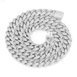 Mami Diamond Hip Hop Vvs1 Link White Gold Sterling Silver Gra 12mm Moissanite Cuban Link Chain Bracelet Necklace