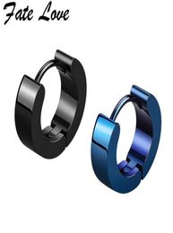 10PairsLot Stud Earrings Men Fashion Jewellery 2018 Brincos Stainless Steel Earings Mens Jewellery Blue Black Earrings Aretes4294971
